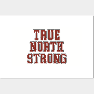 True North Strong || Canada || Gift || Posters and Art